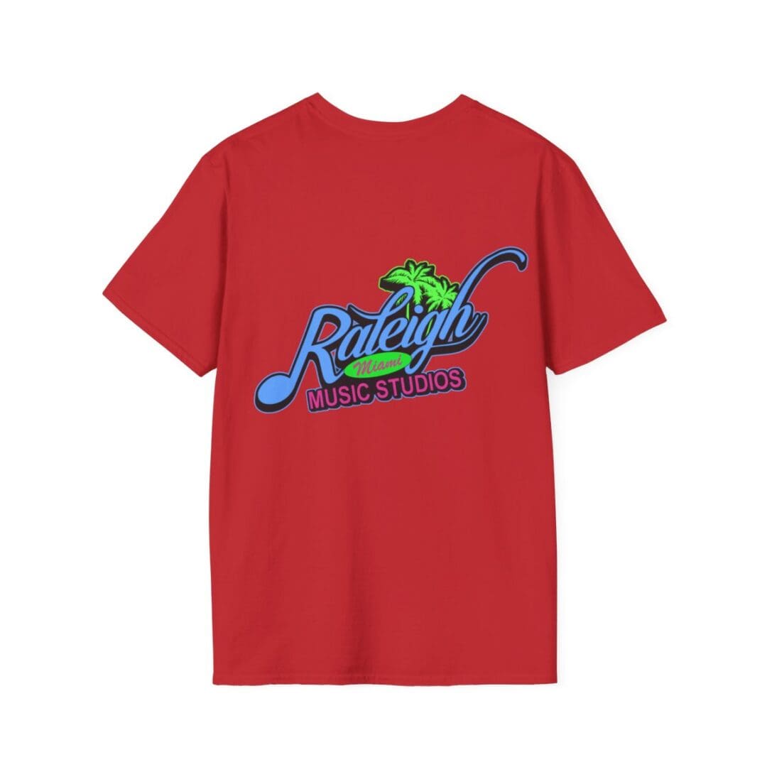 Red Raleigh Music Studios t-shirt.