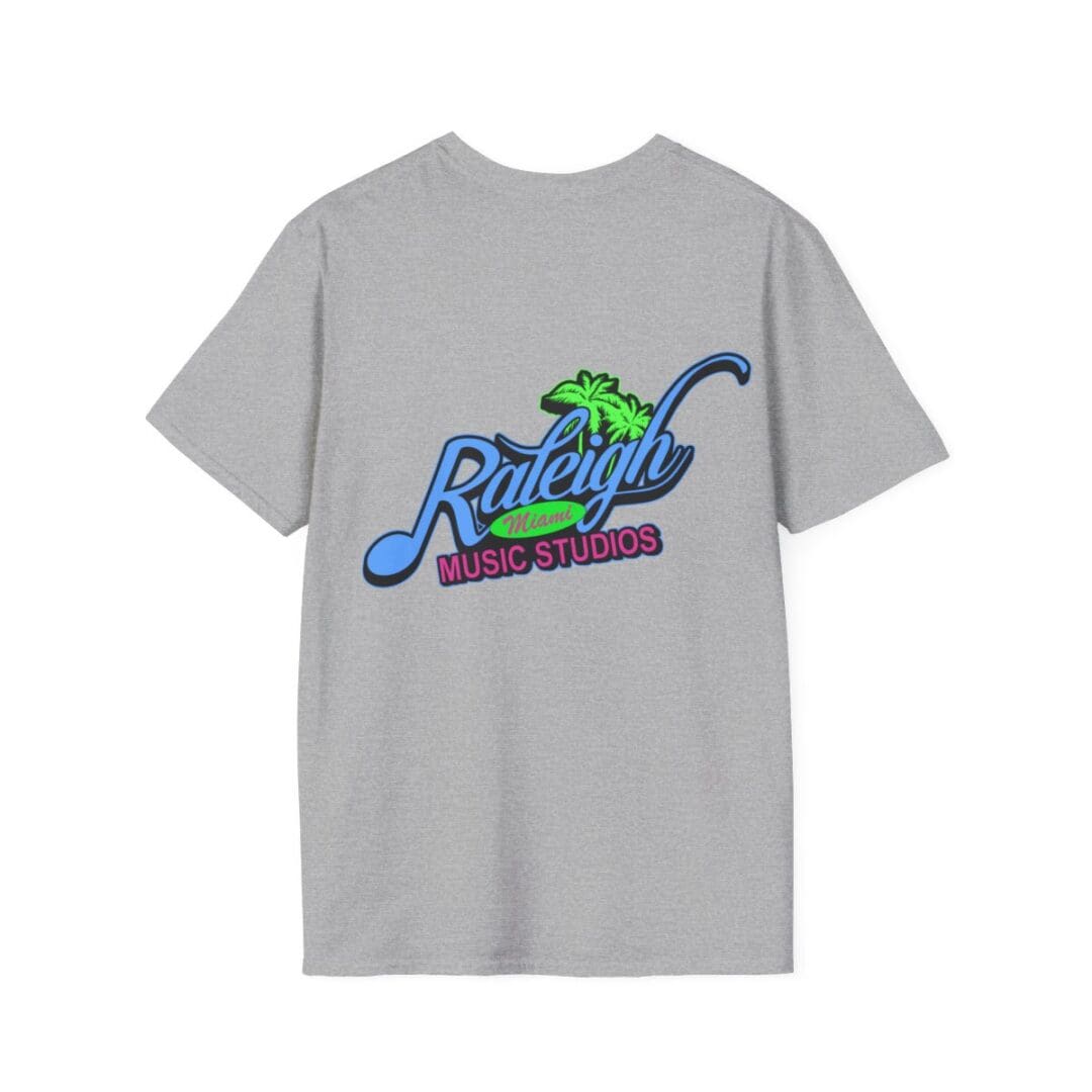 Gray T-shirt, Raleigh Miami Music Studios.