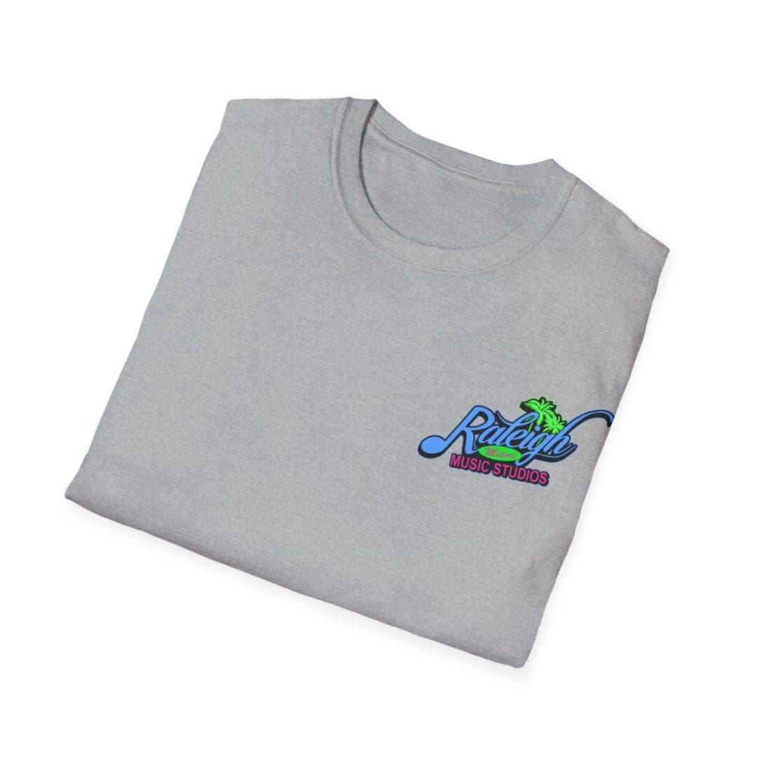 Grey Raleigh Music Studios t-shirt.