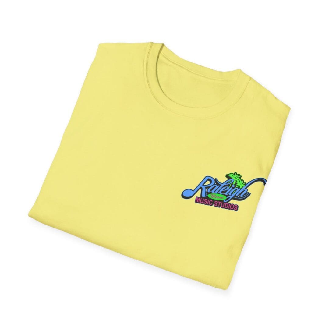 Yellow Raleigh Music Studios T-shirt.