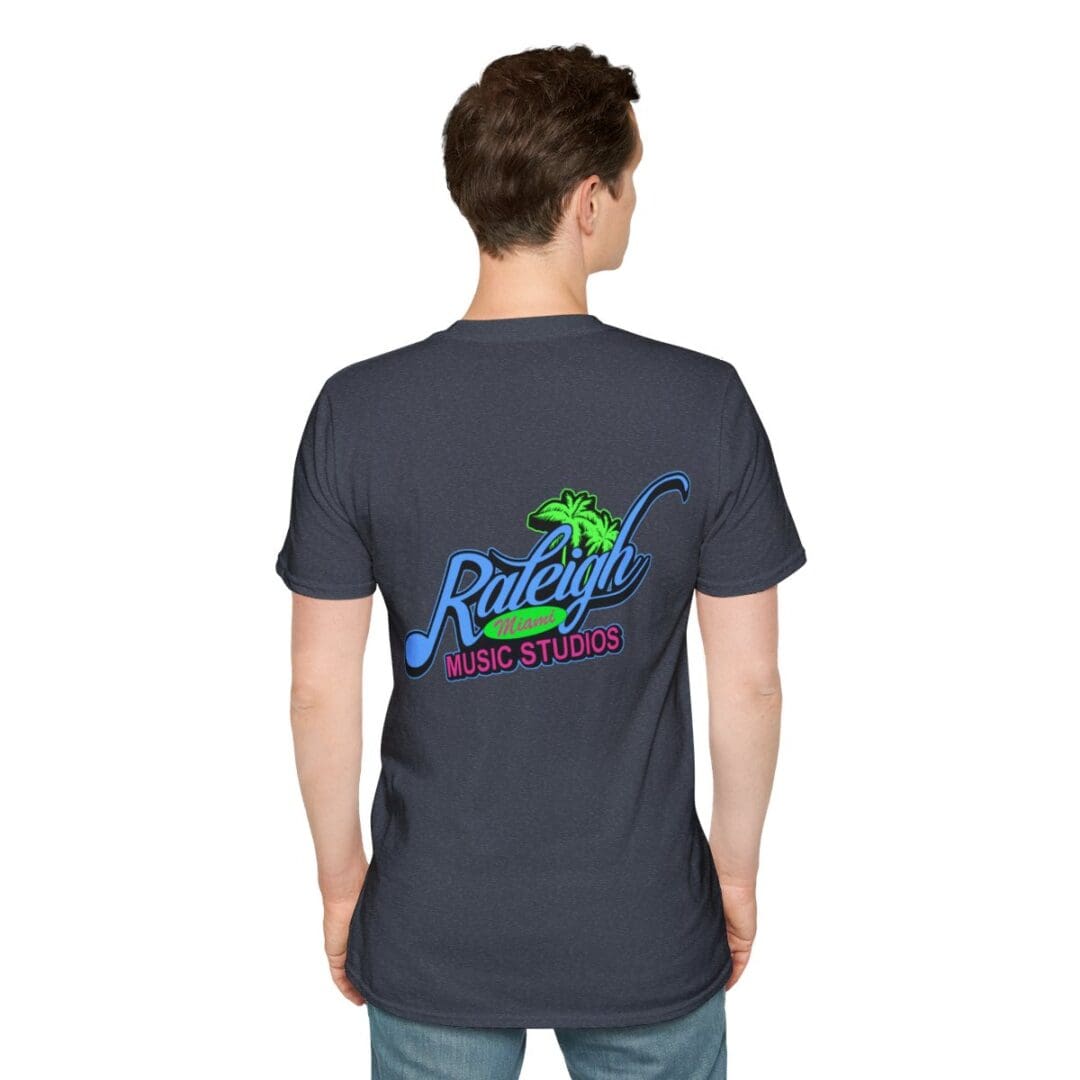 Raleigh Music Studios T-shirt back design.