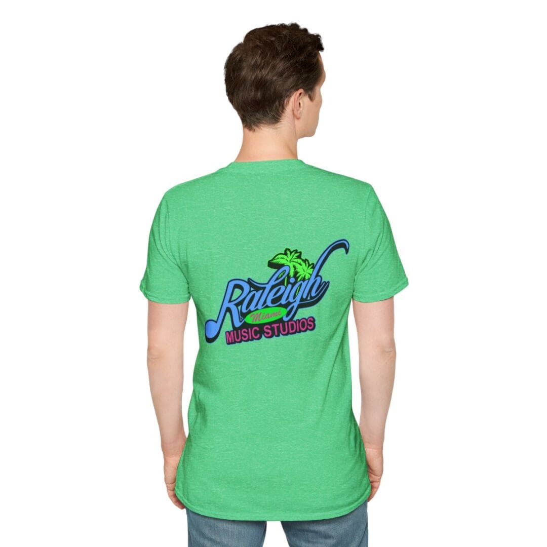Raleigh Music Studios T-shirt back design.