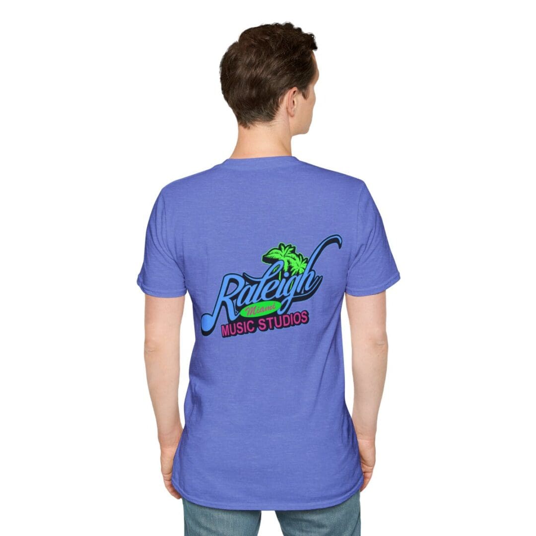 Raleigh Music Studios T-shirt back design.