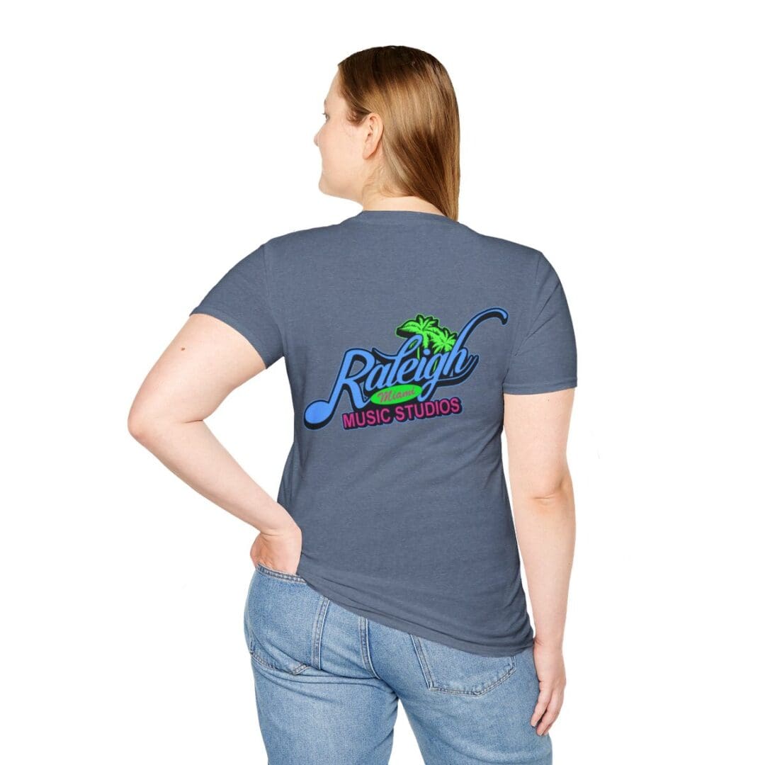 Raleigh Music Studios T-shirt back.