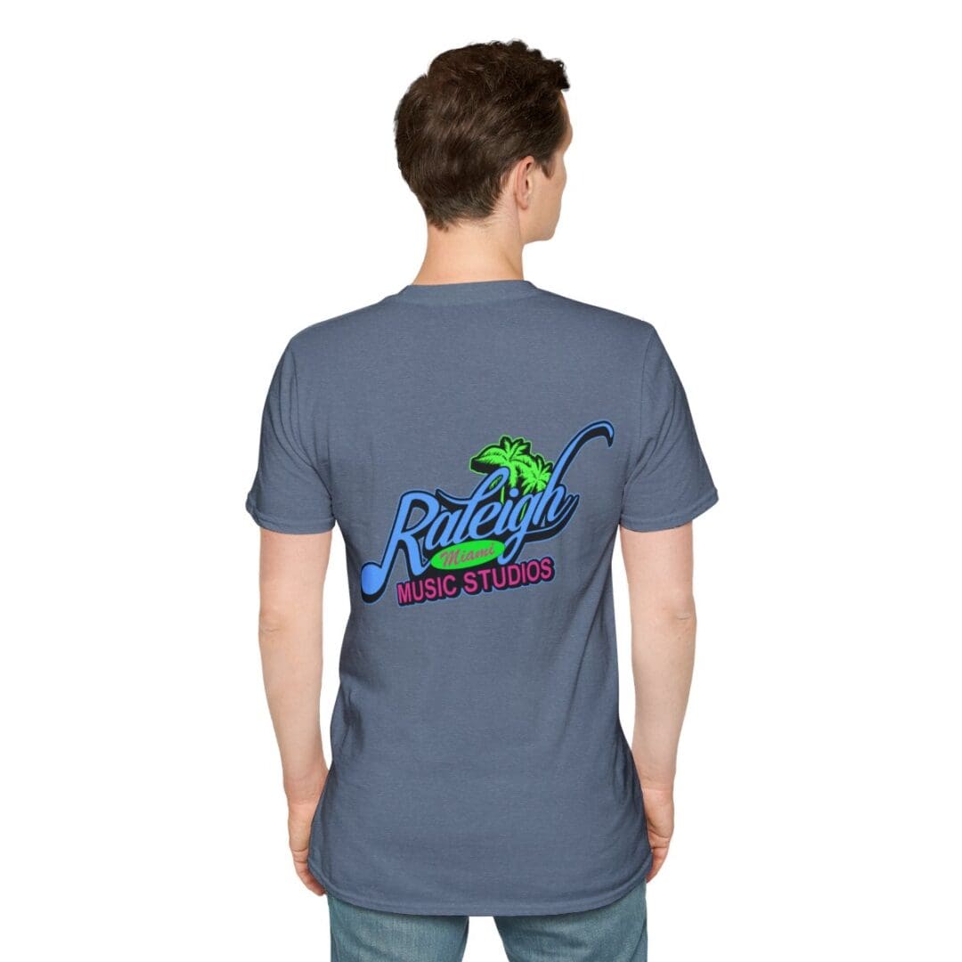 Raleigh Music Studios T-shirt back design.