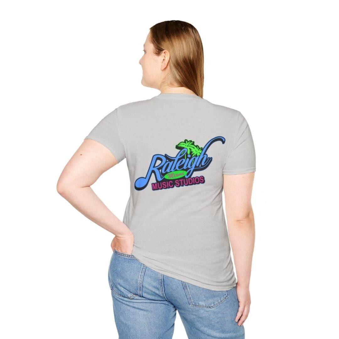 Raleigh Music Studios T-shirt back design.