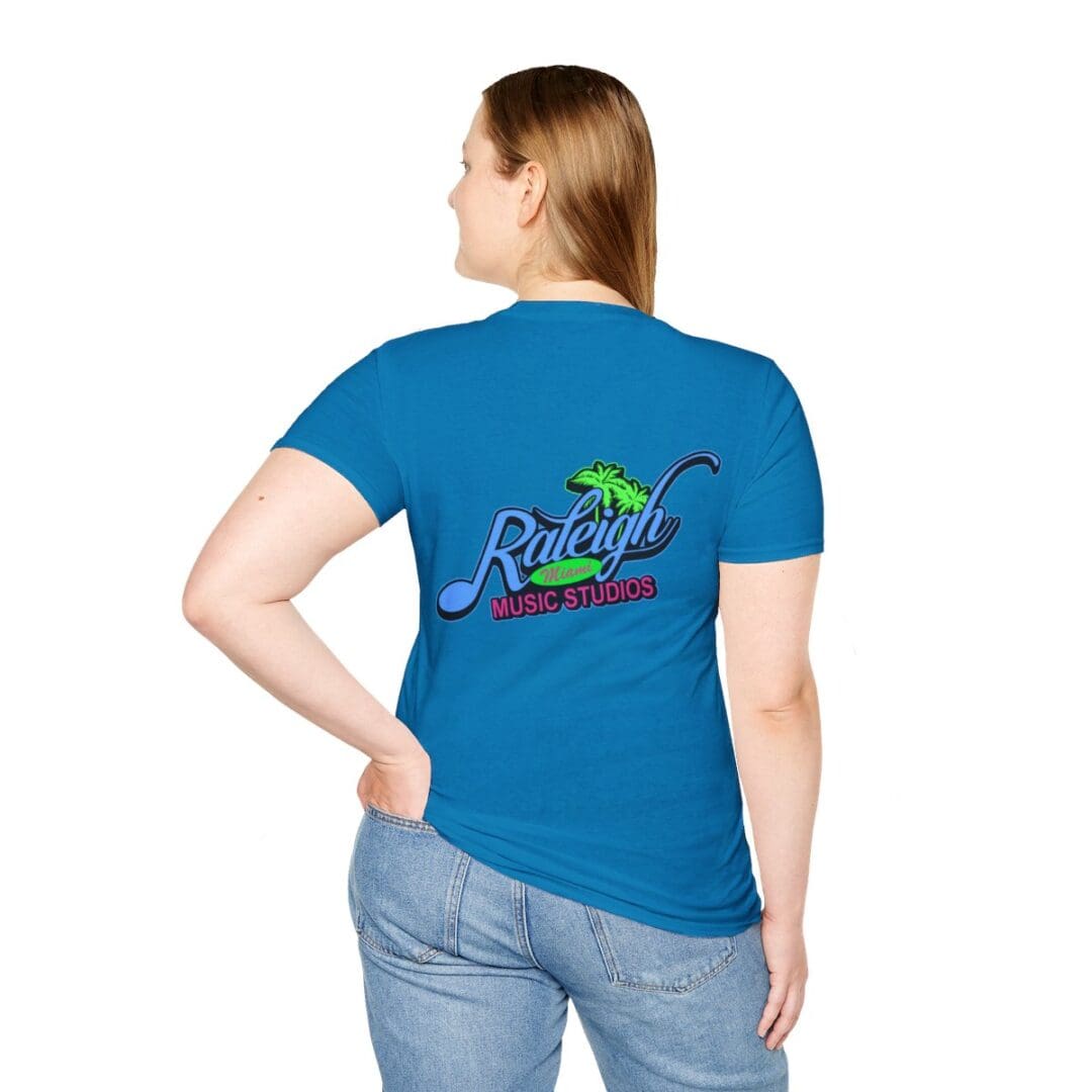 Raleigh Music Studios T-shirt back design.