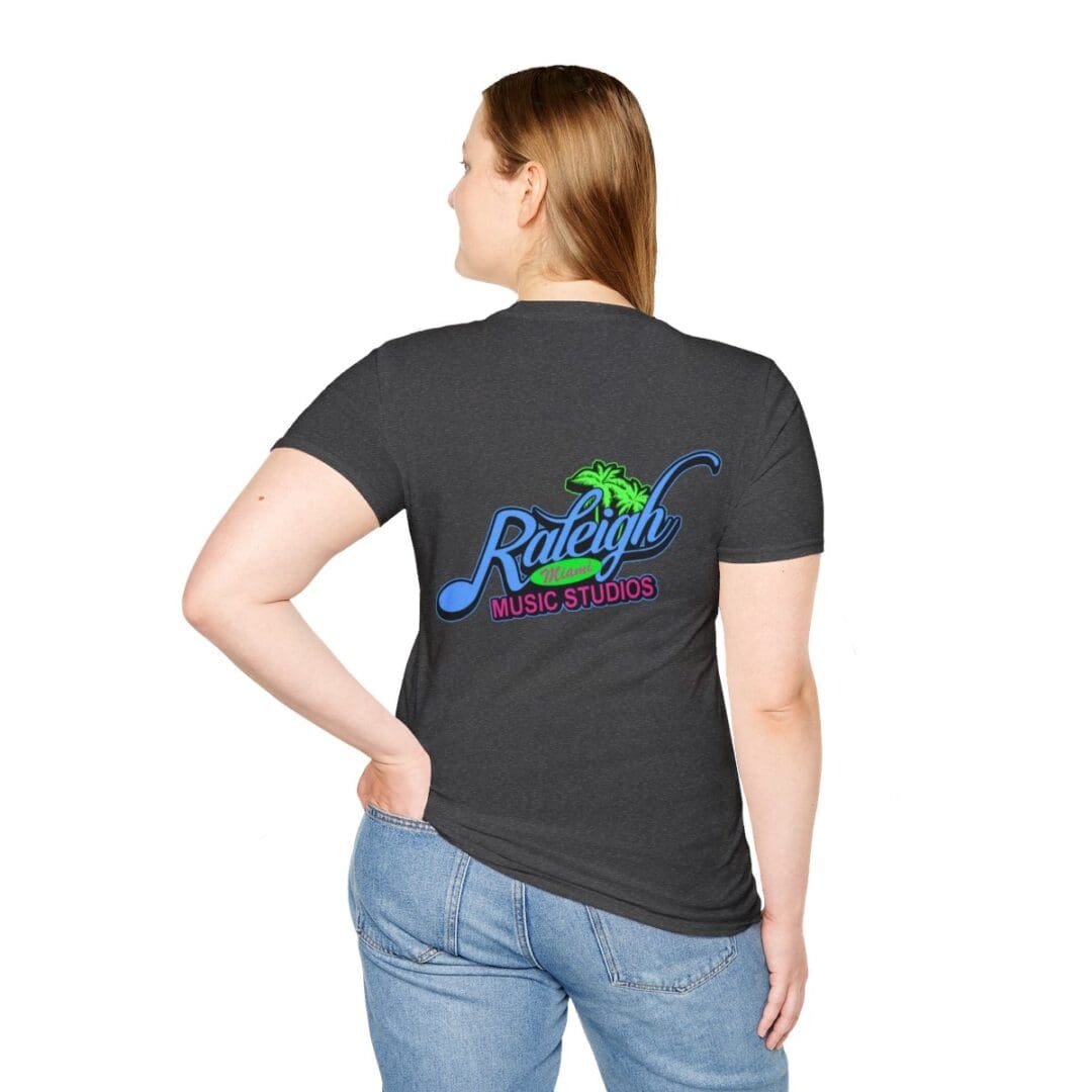 Raleigh Music Studios T-shirt back design.