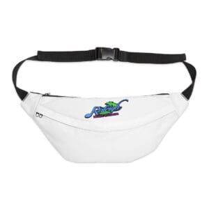 White Raleigh Music Studios fanny pack.