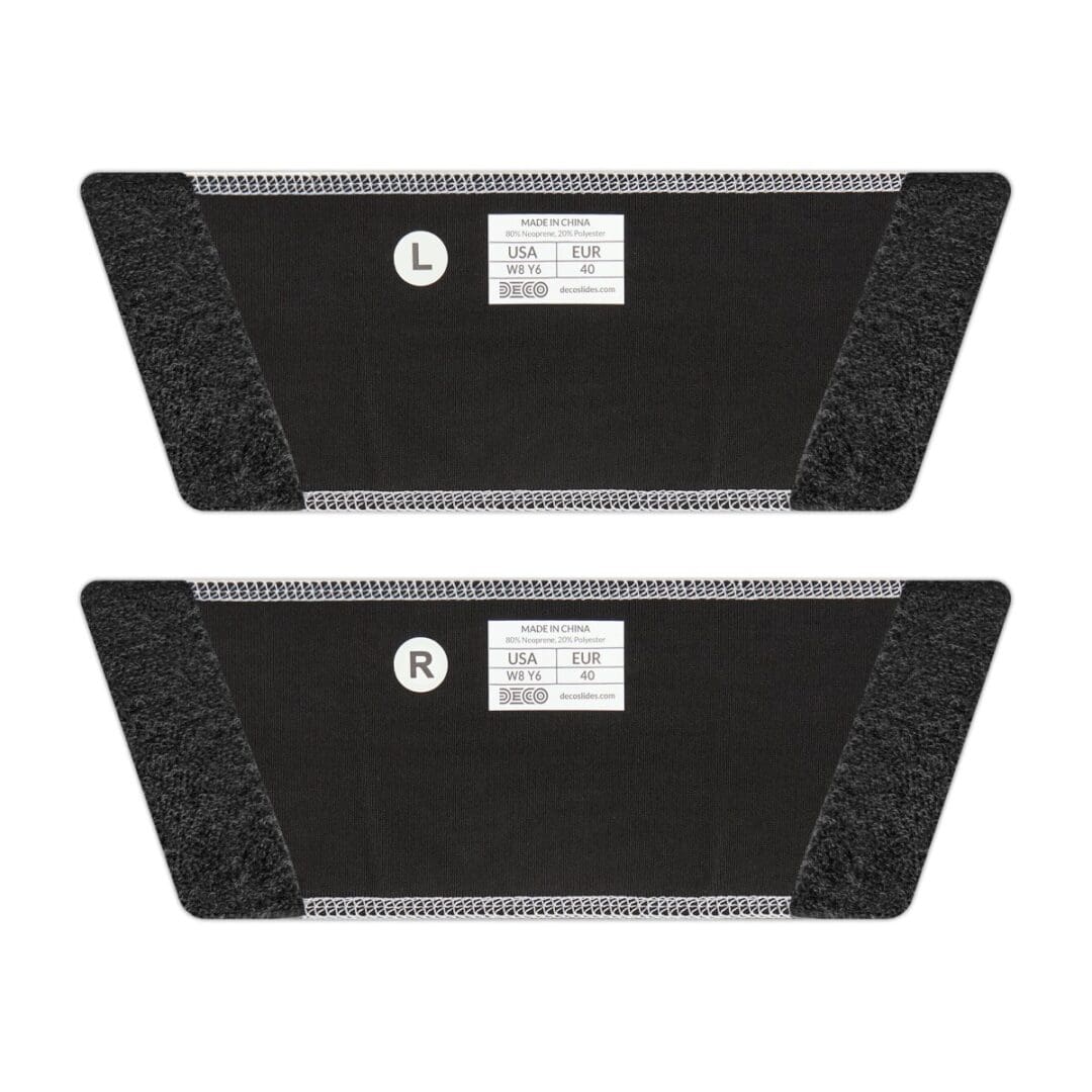 Pair of black Deco armbands size L & R.